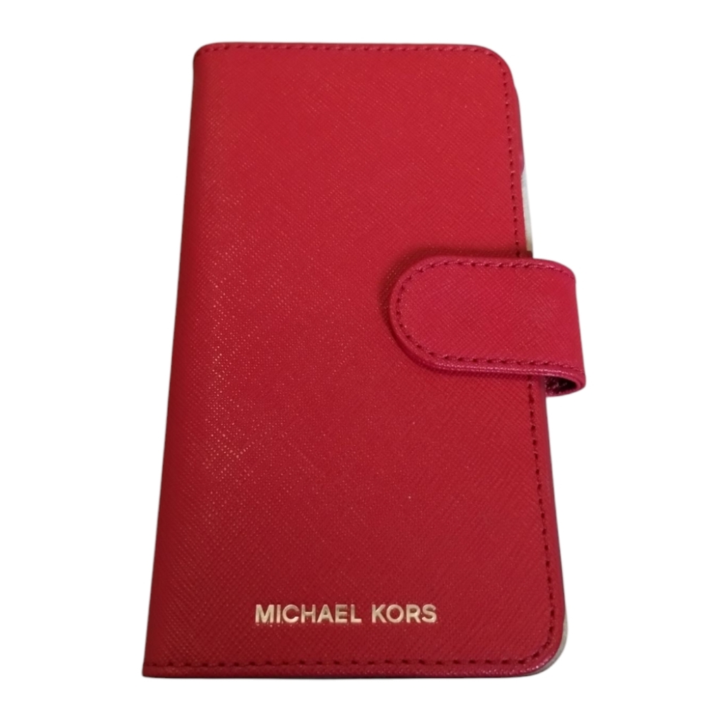 Michael Kors iphone X Saffano Leather Case